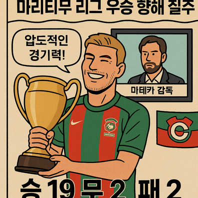 마리티무, 리그우승을 향해 질주중